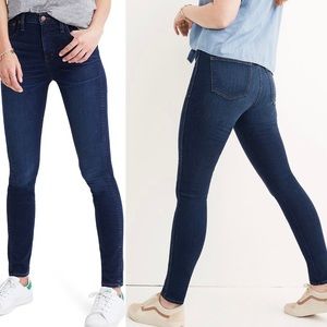 Madewell 10” High-Rise Skinny Haze Wash Size 27